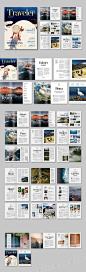 #旅行杂志#
度假旅游旅行摄影作品集宣传手册杂志画册indd设计模板