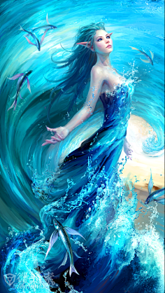 亚特兰蒂斯海中美人鱼的世界