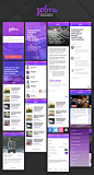 Zebra App UI 紫色