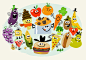 Wacky Food Gang by riddsorensen