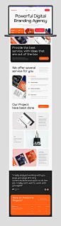 Patheren - Branding Agency Landing Page by Faza Dzikrulloh for Hatypo Studio on Dribbble