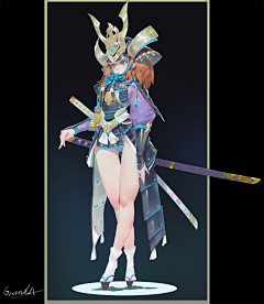 银河河河采集到女武士