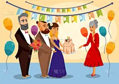 生日,祖母,女儿,50年节,丈夫,事件,周年纪念,家庭,父母,问候