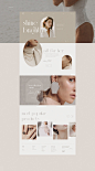 其中包括图片：JUFF online jewelry store website concept