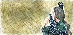 尘药  的插画 花木兰