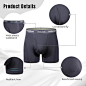 SOLOOM Men's Underwear Boxer Briefs, Soft Comfortable Moisture-Wicking Briefs, Close-fitting Cool Viscose Underwear, 2-Pack at Amazon Men’s Clothing store