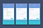 Mobile Dashboard Chart – User interface by Dwinawan Hariwijaya