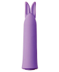 Sensuelle BunnII 20 Function Rechargeable Point Vibrator Purple - Featuring the same power and size as the Point, the Bunni is coated in a super soft silicone with bunny ears. When on the ears rapidly flick back and forth. This strong motion provides supe