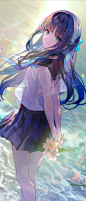 藤ちょこ/藤原のイラスト
二次元少女  动漫壁纸  水手服