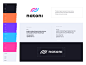 Natoni - Branding logo 3d guide book speed athlete sport natoni branding identity type mark logo