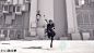 【新提醒】【NieR_Automata】2B 武器-小型剑 攻击动作演示gif+视频-游戏动画交流 - Powered by Discuz!