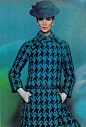 Wilhelmina, coat by Dior, Photo by Bert Stern for Vogue 1965
