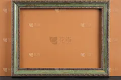 金属乡村画框孤立的背景