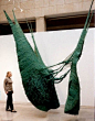 Magdalena Abakanowicz, Turquoise Abakan  on ArtStack #magdalena-abakanowicz #art