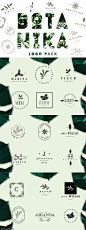 简约优雅品牌公司Logo设计模板 BOTANIKA Logo Pack
