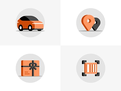 2.5d Icon Collection design ui 3d art icon design 2.5d icon-花瓣网