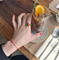 MOBIOUSHOP韩国线上品牌20夏STEPBYSONG花朵彩色串珠戒指手链-淘宝网
