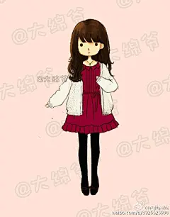 #小人 插画 配图 动漫#