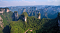 张家界国内城市湖南旅游景点风景摄影图