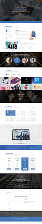 Sprik | Multi-Purpose Parallax PSD Landing Page