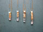 Lovely Sponsor : Weather Girl (Quartz Crystal Point Necklace)