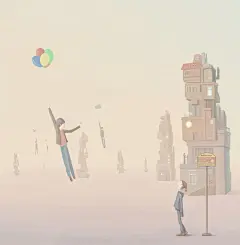 如果不能再见到你  祝你早安  午安  晚安-伊恩芃_插画_涂鸦王国插画