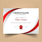 Certificate of achievement template design