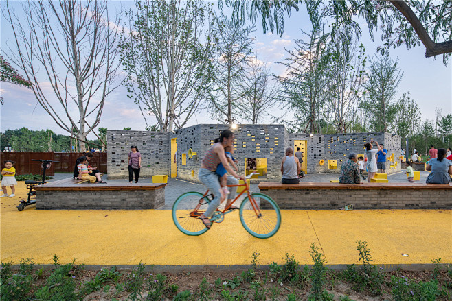 北京宋庄镇小堡村城市客厅微景观设计 | Crossboundaries_景观中国