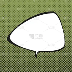 三角语音泡泡，复古风格