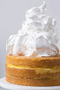 Orange Chiffon Cake with Orange Filling and Meringue | Cooking Classy on We Heart It.