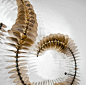 Spiralling Cymbal Sculptures