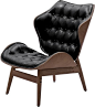 XINNAN Mid Century Lounge Chair Modern Chair