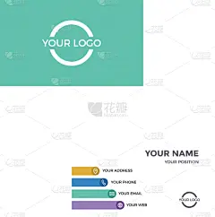 名片,复杂,商务,矢量,概念,蜘蛛网,图像,模板,身份