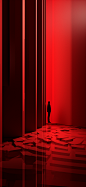 karenturner8965_a_man_is_standing_in_front_of_a_red_wall_with_l_b32ef32c-733f-4bf1-a009-ae5c530b5a7e