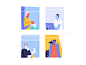 Pandemic - Storytale : Pandemic Illustrations are high-detailed stories about a worldwide problem. They are about medicians who struggle with the virus every day. And also about people who keep staying at home and living their lives. 30 scenes in bright c