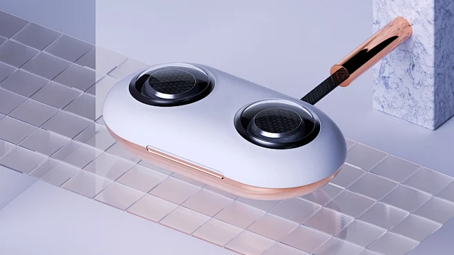 wireless earbuds : Futuristic wireless earbuds design图片_造型-几何图片素材-花瓣网