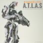 福音戰士 零號機改 Completed: Evangelion A.T.L.A.S. (All-Terrain Light Assault System) by Asrul Hazimin ​​​​