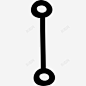 联盟的手绘符号一行两圆之间的图标 页面网页 平面电商 创意素材