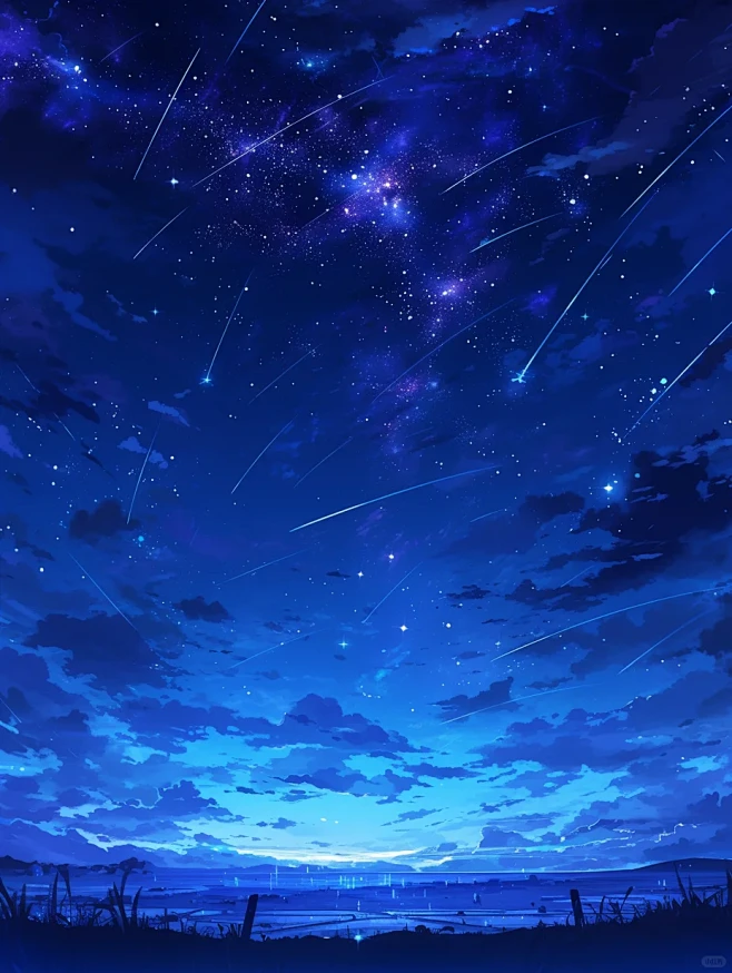 可商用素材|夜空流星 - 小红书