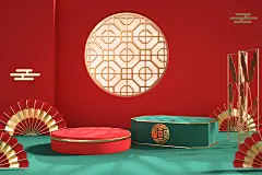 中国风背景 三维 (22)