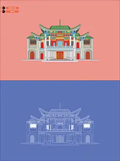 合肥徽园亳州花戏楼