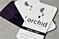 Orchid Music Design Business Cards#采集大赛#