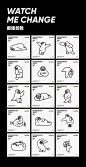 This may contain: the instructions for how to draw an animal in chinese language, with pictures on each side