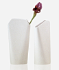 One Ceramic - Family of four vases designed by Sebastian Bergne for Driade. (2000)
