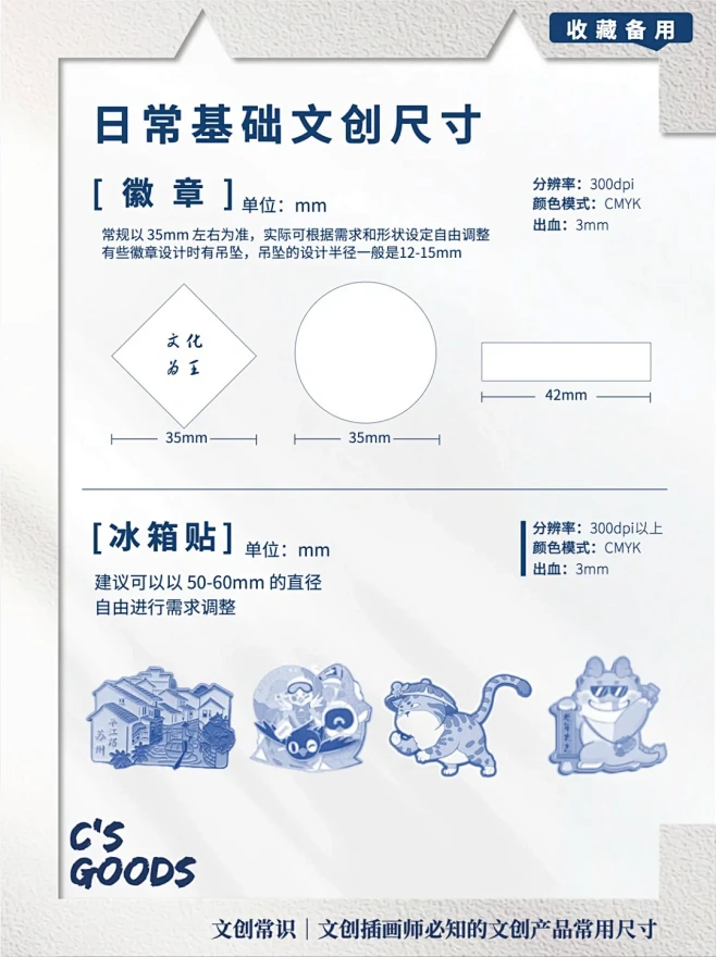 ✨超干货❗️30+文创产品尺寸大全（超细...