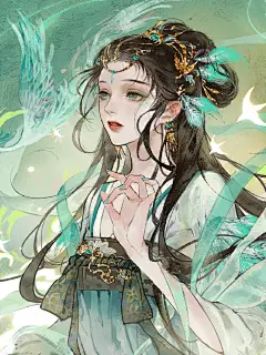 之前画的青鸟拟人 - 小红书