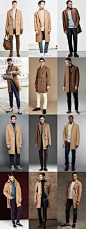 Men's Camel Overcoat Outfit Inspiration Lookbook