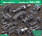 Mega Pack Hard Surface Kitbash, Oleg Ushenok : Mech Warrior Builder Kit 14 of 20
400 Details. Get set:
www.artstation.com/a/6445
Goes well with other sets in this series:
www.artstation.com/marketplace/p/LbAa
www.artstation.com/marketplace/p/Wn86
www.arts