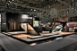 monolithic | parador : After ten years, Parador is back at the Domotex 2012 with a monolithic-seeming new appearance. There, the manufacturer of high-quality solid wood, laminate and parquet flooring sets new standards with the presentation of five produc