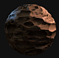 Rock with eroded holes , Tyler Smith : made in Zbrush!